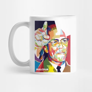 malcolm with a pointing finger Mug